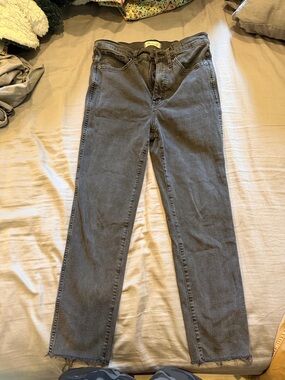 Madewell Women's Skinny Jeans in Washed Gray